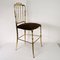 Brass Chair by Chiavari, Italy, 1960s, Image 1