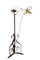 Art Nouveau Wrought Iron Floor Lamp 3