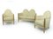 Art Deco Giltwood Living Room Set Attributed to Paul Follot, 1920s, Set of 3, Image 3