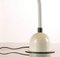 Lámpara de mesa vintage blanca con eje articulado, años 80, Imagen 4