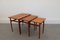 Tables Gigognes Mid-Century en Teck, 1960s 4