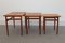 Tables Gigognes Mid-Century en Teck, 1960s 9