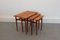 Mid-Century Teak Nesting Tables, 1960s, Set of 3 10