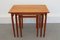 Mid-Century Teak Nesting Tables, 1960s, Set of 3, Image 1