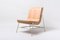 Metal Overlap Chair & Footstool by Nadav Caspi, Set of 2 2