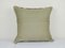 Turkish Hemp Rug Cushion Cover in Off-White with Woven Stripes 6