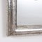 Antiker französischer Spiegel mit silbernem Rahmen und Bistro-Motiv 4