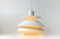 Vintage Danish White Pendant Lamp from Jeka, 1970s, Immagine 2