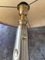 Mid-Century Modern Italian Gilt Metal Table Lamp with Original Lampshade, 1970s 4