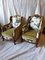 Antique Bergere Lounge Chairs, Set of 2 3