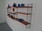 Mid-Century Swedish Teak and Metal Modular Wall Unit by Strinning, Kajsa & Nils ''Nisse'' for String, 1950s, Image 10