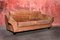 Braunes Vintage Sofa aus Hellem Aufgerautem Nackenleder von Gurian, 1980er 7