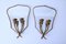 Mid-Century Mirrors with Lamp Holders, Set of 2, Image 1