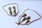Mid-Century Mirrors with Lamp Holders, Set of 2, Image 8