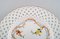 Antike Meissen Teller aus gepierctem Porzellan mit handbemalten Blumenmotiven, 2er Set 5