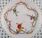 Assiettes Antique Meissen en Porcelaine Percée avec Motifs Floraux Peints à la Main, Set de 2 3