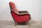 Italian Red and Grey Ladies Lounge Chairs, 1952, Set of 2 2