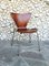 Mid-Century Teak 3107 Dining Chair by Arne Jacobsen for Fritz Hansen, 1950s 1