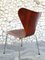 Mid-Century Teak 3107 Dining Chair by Arne Jacobsen for Fritz Hansen, 1950s, Imagen 5