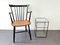 Mid-Century Black and Wooden Spindle Armchair 7
