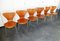 Teak 3107 Dining Chairs by Arne Jacobsen for Fritz Hansen, 1960s, Set of 6 10