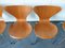 Teak 3107 Dining Chairs by Arne Jacobsen for Fritz Hansen, 1960s, Set of 6, Image 8