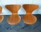 Chaises de Salon 3107 en Teck par Arne Jacobsen pour Fritz Hansen, 1960s, Set de 6 6