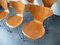 Teak 3107 Esszimmerstühle von Arne Jacobsen für Fritz Hansen, 1960er, 6er Set 7
