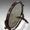 Antique Regency English Oak and Mahogany Vanity Dresser Mirror, 1820s 7