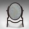 Antique Regency English Oak and Mahogany Vanity Dresser Mirror, 1820s 2