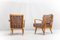 Fauteuils et Divan Antimott en Merisier par Walter Knoll / Wilhelm Knoll pour Knoll Inc. / Knoll International, 1950s, Set de 3 3