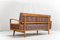 Antimott Easy Chairs & Daybed in Cherry by Walter Knoll / Wilhelm Knoll for Knoll Inc. / Knoll International, 1950s, Set of 3 11