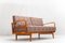 Antimott Easy Chairs & Daybed in Cherry by Walter Knoll / Wilhelm Knoll for Knoll Inc. / Knoll International, 1950s, Set of 3 15