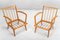 Fauteuils et Divan Antimott en Merisier par Walter Knoll / Wilhelm Knoll pour Knoll Inc. / Knoll International, 1950s, Set de 3 23