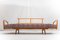 Antimott Easy Chairs & Daybed in Cherry by Walter Knoll / Wilhelm Knoll for Knoll Inc. / Knoll International, 1950s, Set of 3 17