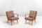 Antimott Easy Chairs & Daybed in Cherry by Walter Knoll / Wilhelm Knoll for Knoll Inc. / Knoll International, 1950s, Set of 3 9