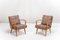 Fauteuils et Divan Antimott en Merisier par Walter Knoll / Wilhelm Knoll pour Knoll Inc. / Knoll International, 1950s, Set de 3 9