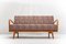 Antimott Easy Chairs & Daybed in Cherry by Walter Knoll / Wilhelm Knoll for Knoll Inc. / Knoll International, 1950s, Set of 3 21