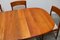 Danish Teak Dining Room Set by Henning Kjærnulf for Korup Stolefabrik, 1950s, Set of 7, Image 4