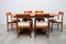 Danish Teak Dining Room Set by Henning Kjærnulf for Korup Stolefabrik, 1950s, Set of 7 13