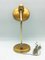 Mid-Century Brass and Gilded Metal Table Lamp, 1960s 8