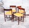 Italian Rosewood Dining Chairs, 1950s, Set of 4 2