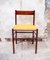 Italian Rosewood Dining Chairs, 1950s, Set of 4 3