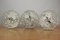 Vintage Glass Flush Mount Sconces from Staff, 1960s, Set of 3, Image 5