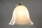Lámpara colgante vintage en forma de campana de vidrio de Doria Leuchten, años 60, Imagen 2