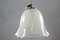 Vintage Bell-Shaped Glass Pendant Lamp from Doria Leuchten, 1960s 10