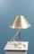 Lámpara de mesa danesa Mid-Century de latón, años 50, Imagen 4