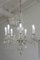 Vintage Crystal and Opaline Glass 7-Light Ceiling Lamp, 1950s, Image 7