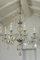 Vintage Crystal and Opaline Glass 7-Light Ceiling Lamp, 1950s, Image 5