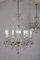 Vintage Crystal and Opaline Glass 7-Light Ceiling Lamp, 1950s 4